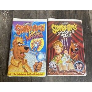 Scooby Doo VHS Lot Of 2 Greatest Mysteries & Spookiest Tales